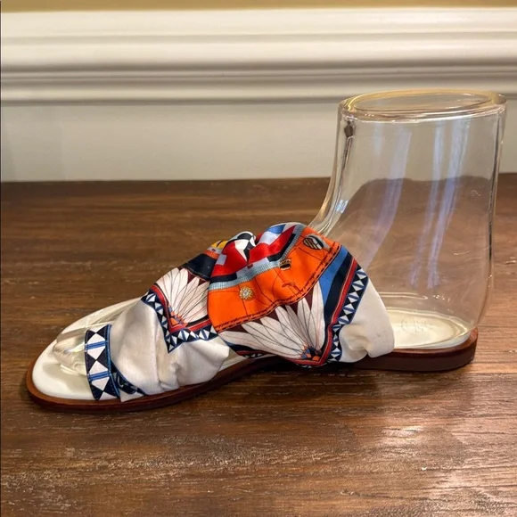 Tory Burch Selby Scarf Sandal - Picture 7 of 16